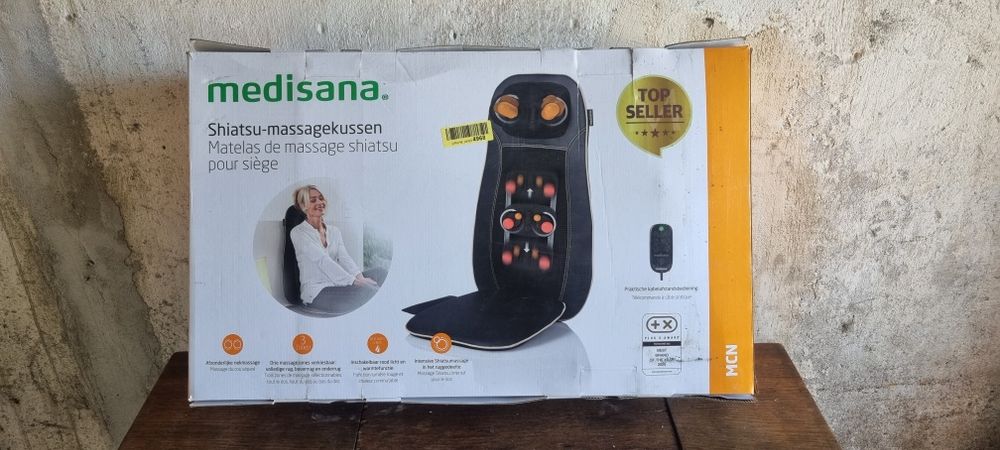 Oparcie na fotel z masażem.