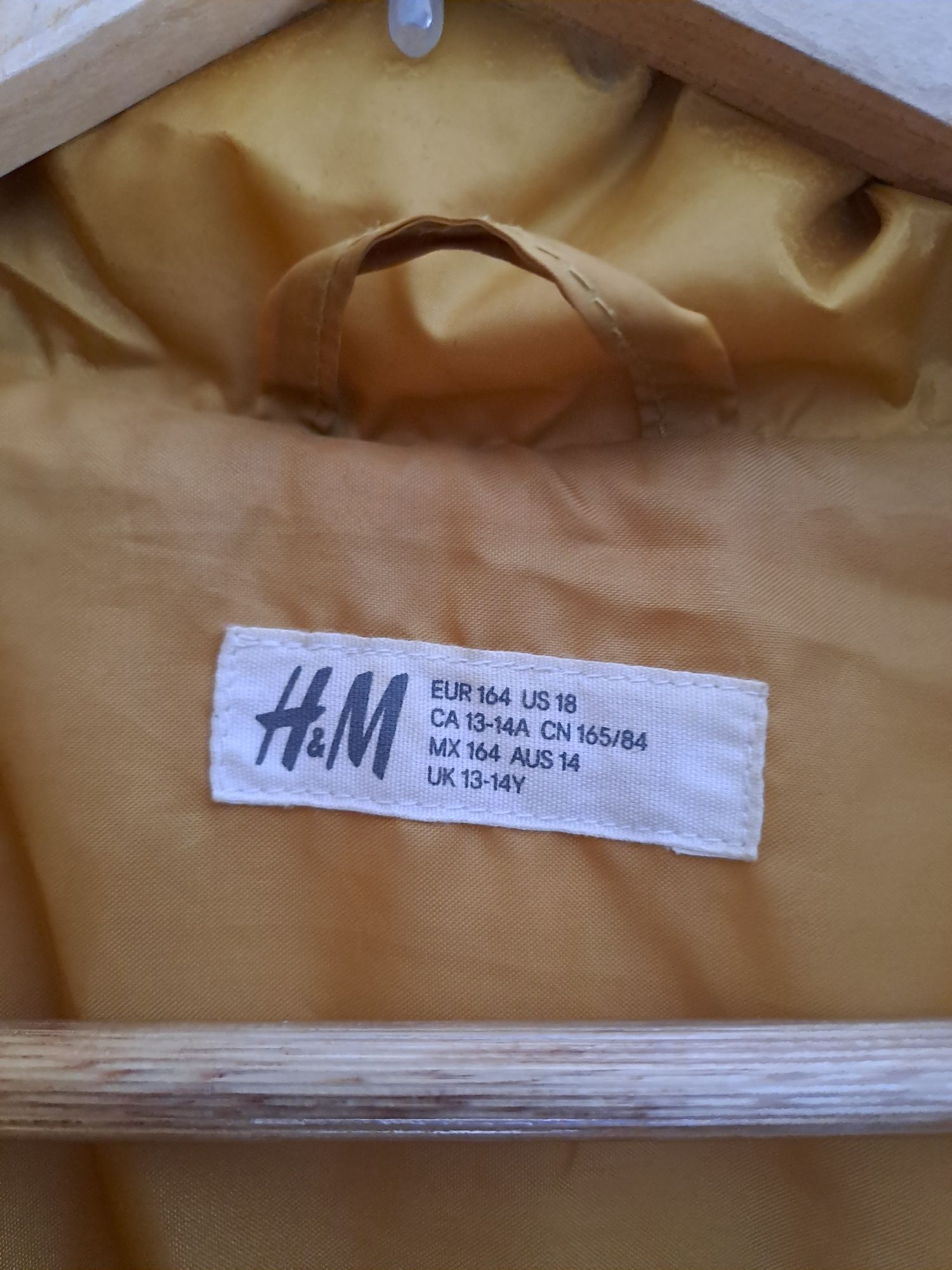 Kurtka ocieplana zimowa  h&m 164