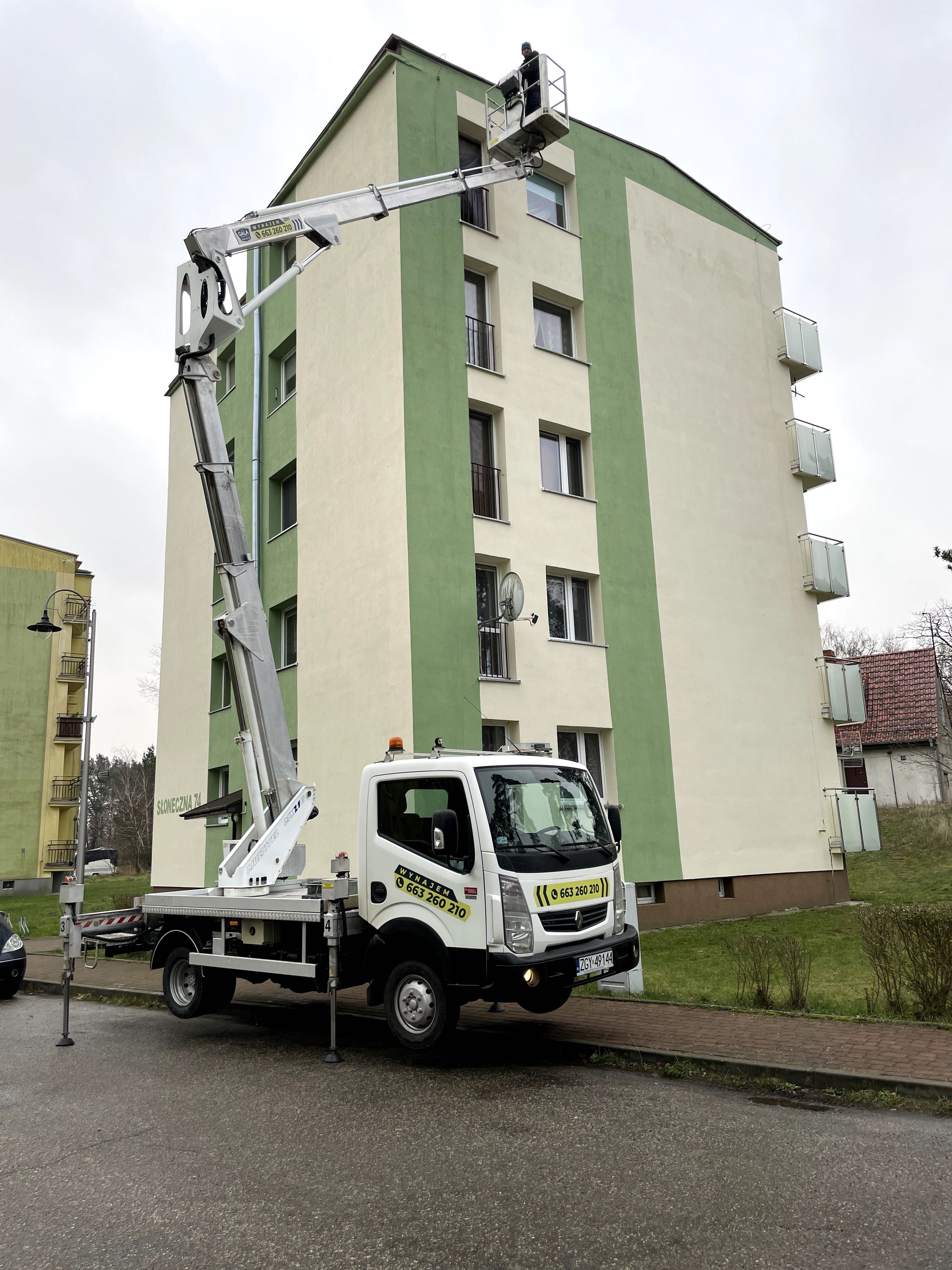 Wynajem Podnośnika Koszowego / 22 metry