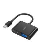 Adapter 2W1 Mini Dp Wtyk - Gniazdo Vga + Hdmi, 4K