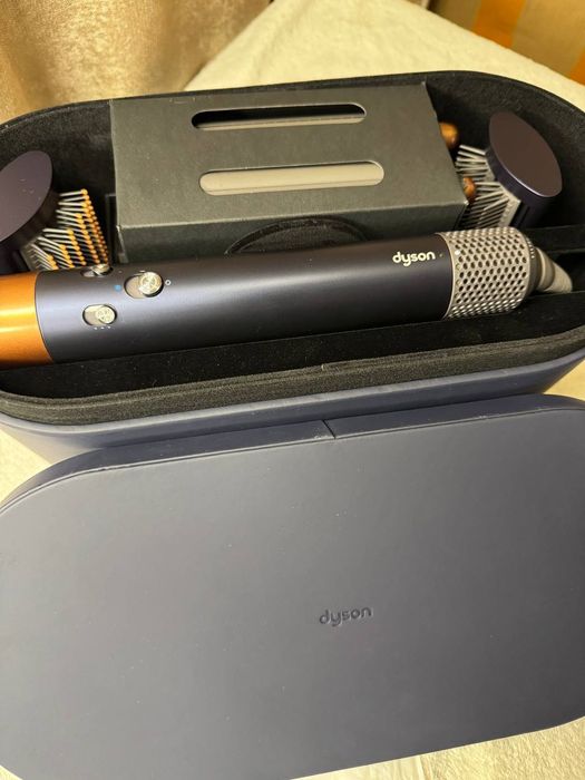 Стайлер Дайсон Dyson complete long nickel cooper сірий