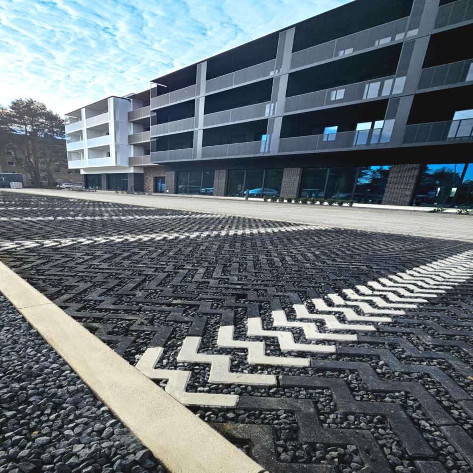 Płyta ażurowa EKO FALA ZPB Kaczmarek 10cm parking podjazd kostka bruk