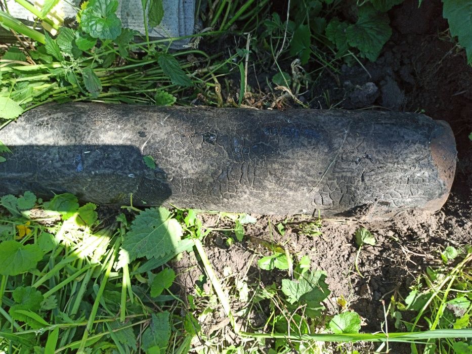 Труба стальна просмолена газова,  7 метрів внутрішнім діаметром 100 мм