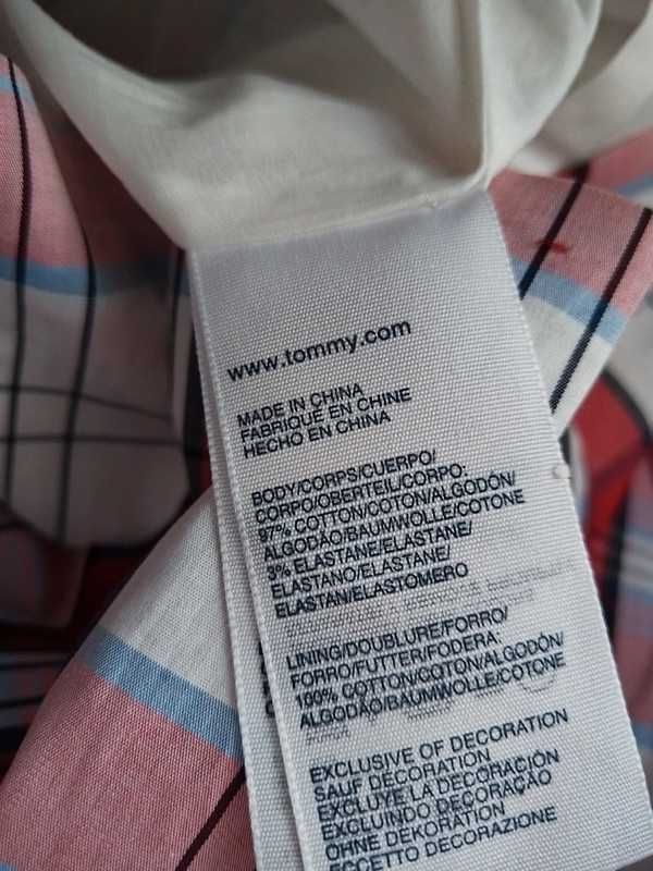 Spódnica Tommy Hilfiger  NOWA z metką mini do kolan  logo bawełna