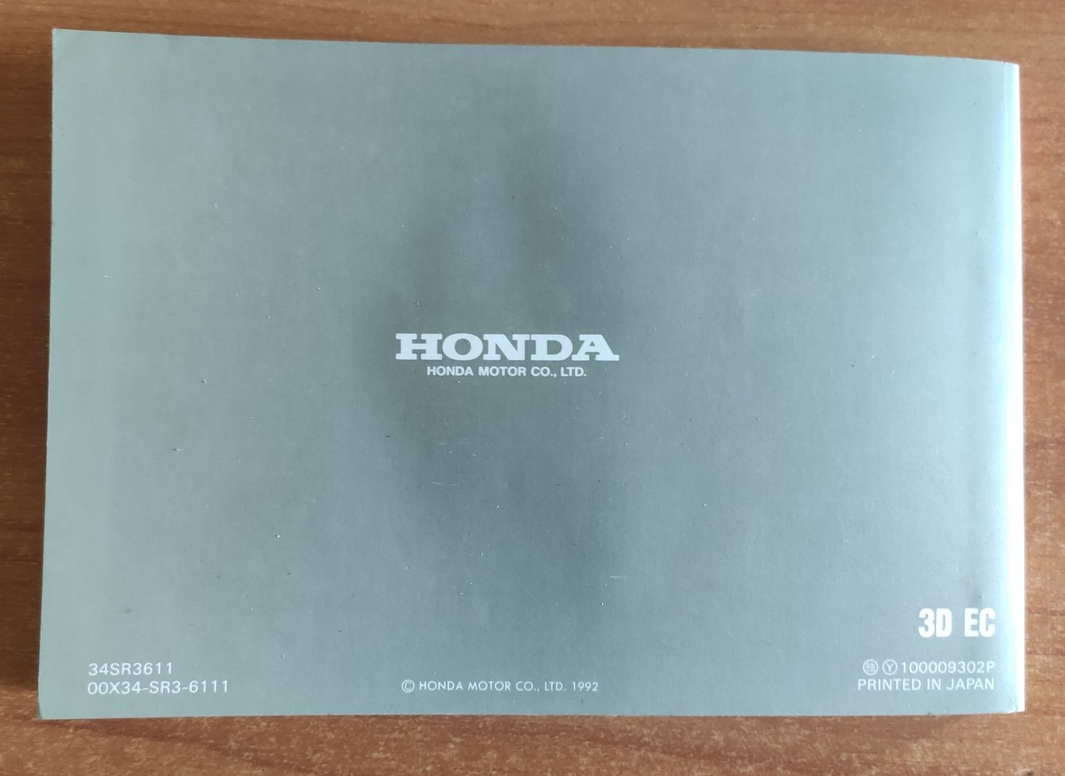 Honda Civic 3D, EC. fabryczna instrukcja obsługi