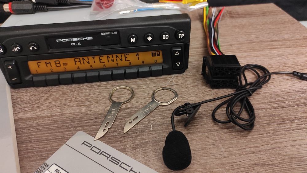 radio PORSCHE 911, 996, 964, 944, 928 986, 993 BECKER CR-11 karta + Et