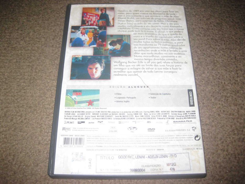 DVD "Adeus, Lenine!" de Wolfgang Becker