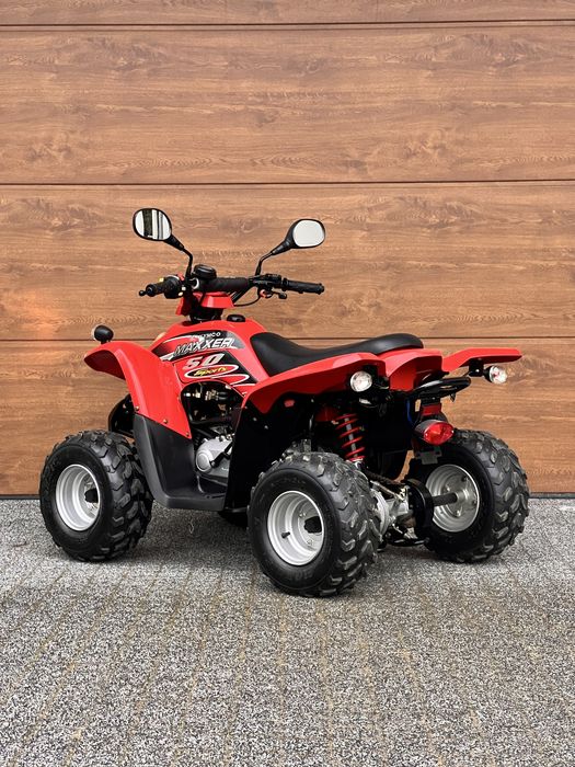Quad Kymco Maxxer 50 stan bdb 2T, FV VAT, niski przebieg