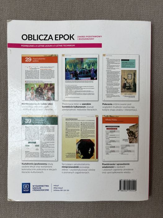 Podręcznik "Oblicza Epok 3.1" zakres podstawowy i rozszerzony