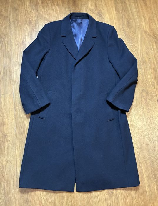 Próchnik 100% wełna – męski płaszcz, r. 44 (S)