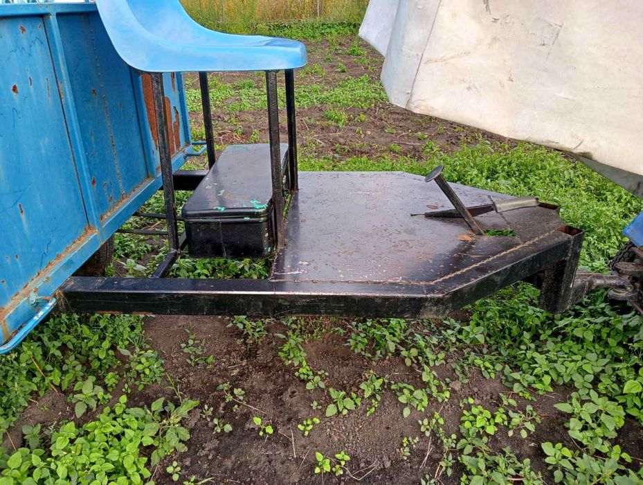 Прицеп до мотоблока, самосвал