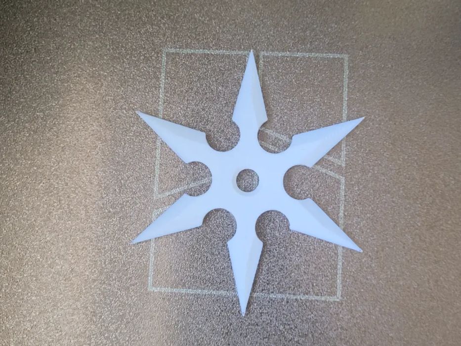 Estrela Ninja Shuriken de 6 Pontas