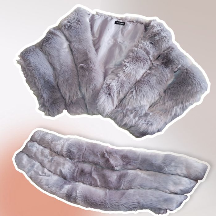 Накидка з штучного хутра