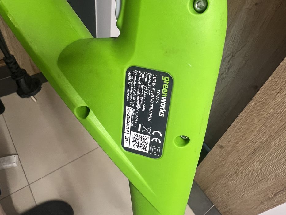 Podkaszarka greenworks 500w 21277