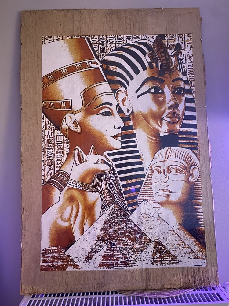 Papirus egipski dekoracja ozdoba na ścianę
