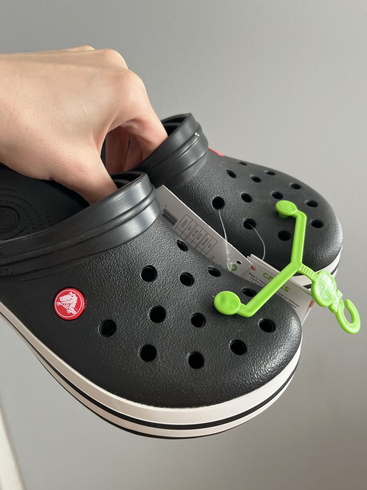 Крокси крокбенд чорні crocband black уцінка