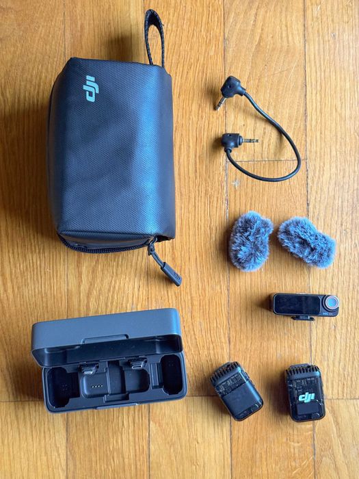 DJI Mic 2 (2 TX + 1 RX) - como novo