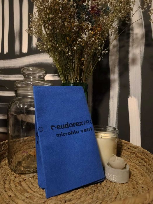 Ścierka nie zostawiająca smug! Eudorex Mikroblu vetri