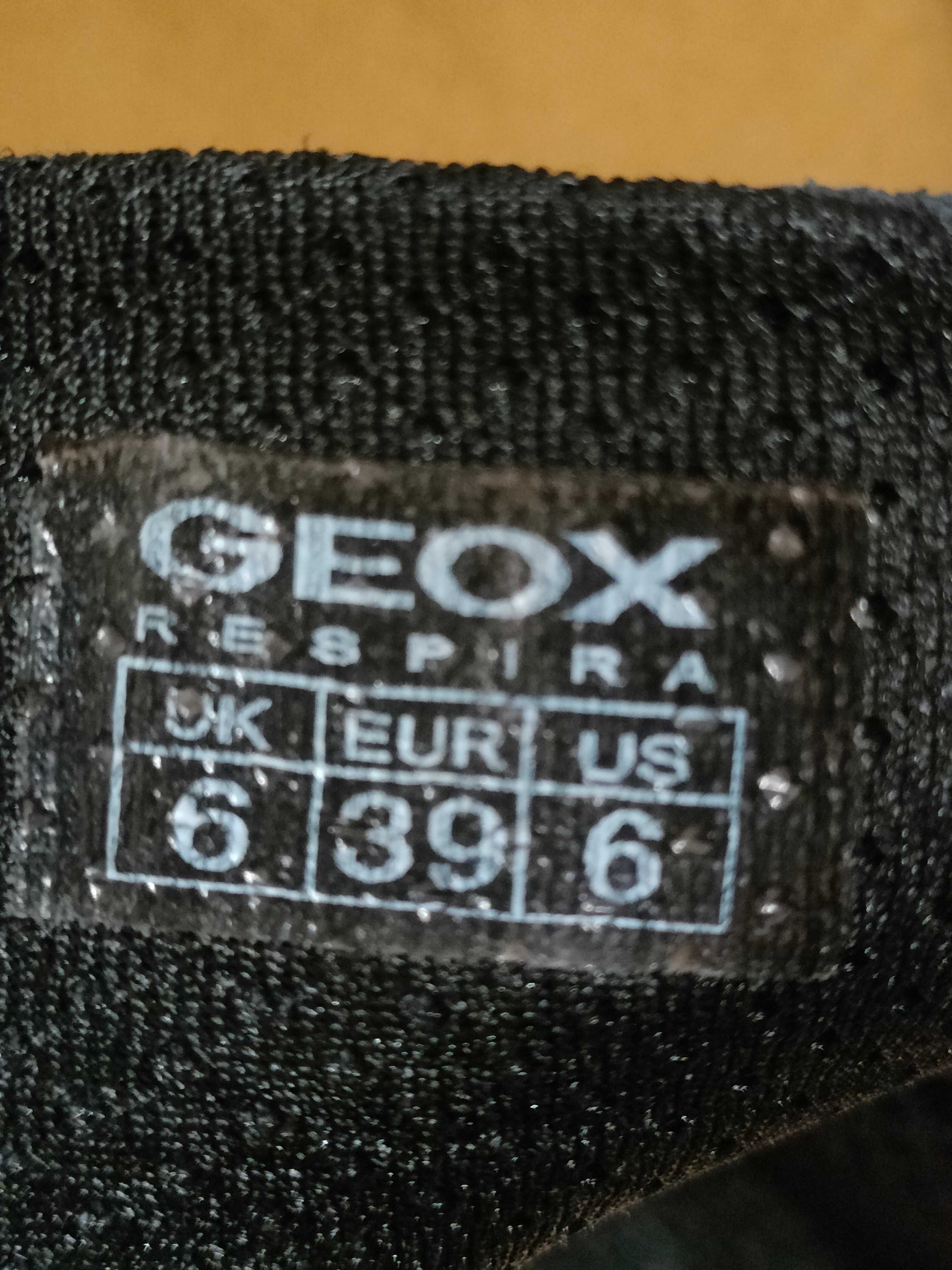 Buty Geox Respira r. 39, skóra zamsz wkładka 25cm