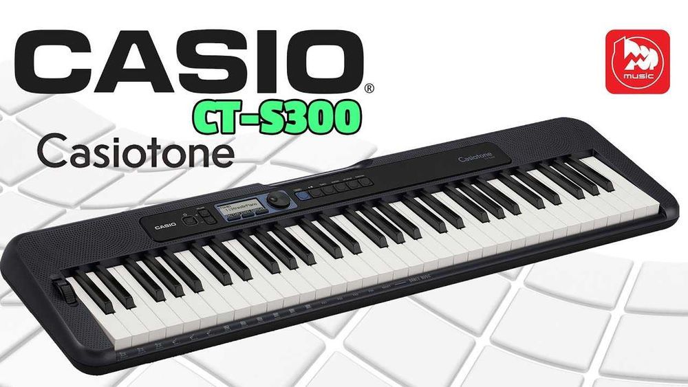 Синтезатор Casio CT-S100/S200/S300/S400/S500 NEW Нові моделі