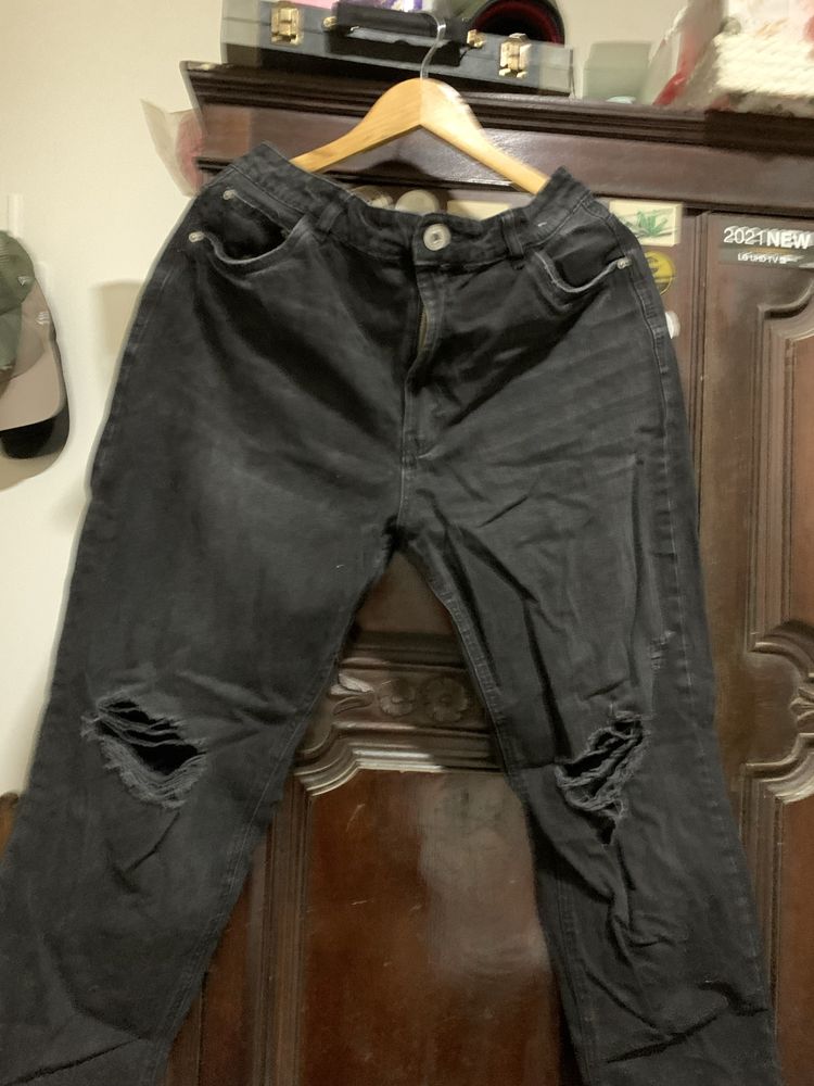 Calças Mom Jeans