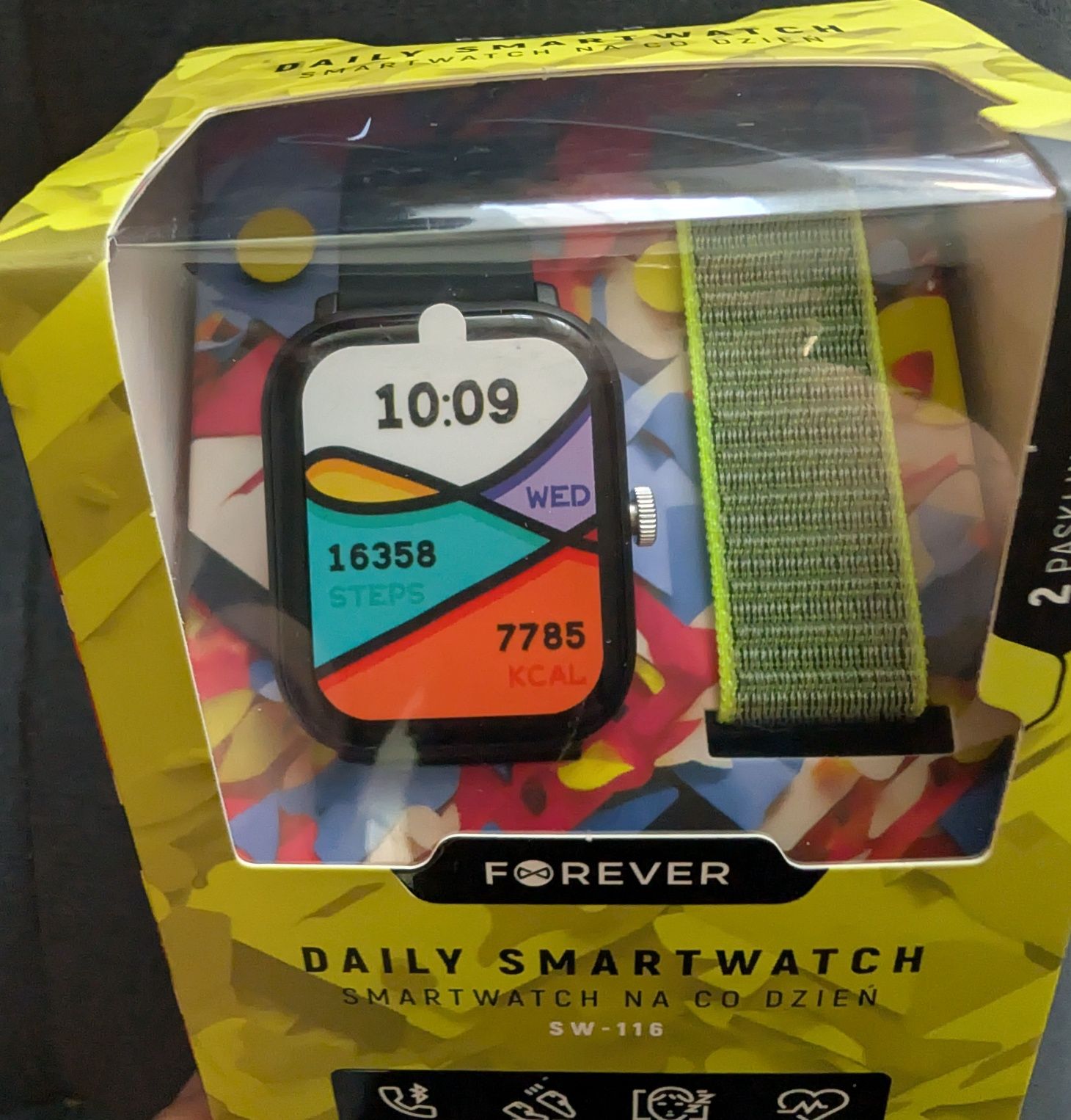 smartwatch Forever SW-116 zielony NOWY