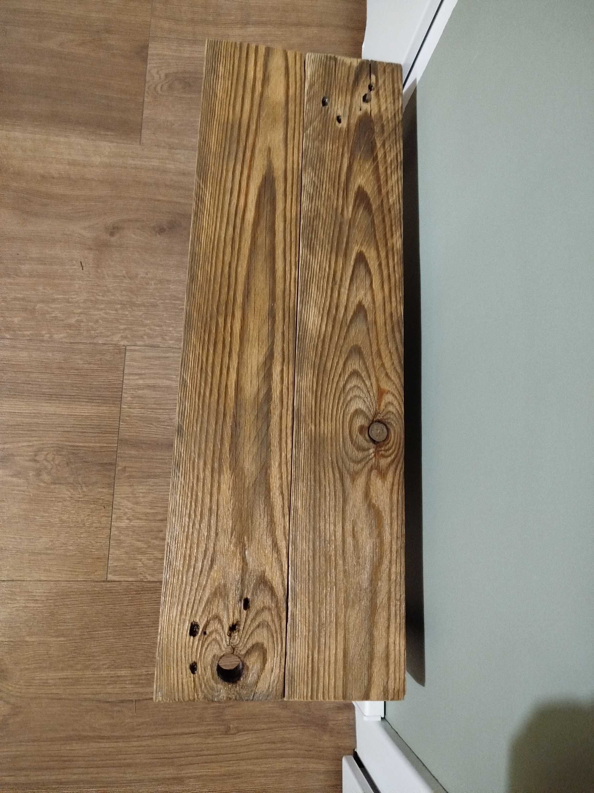 Półki wiszące w stylu loftowyn 4 sztuki