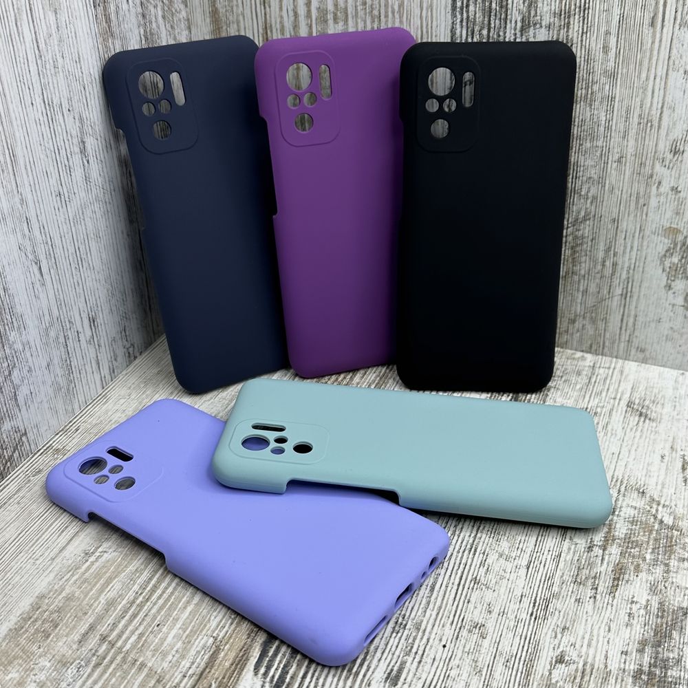 Не пачкаются! Чехол Silicone Case на Redmi Note 10/ Note 10s/ Poco M5s