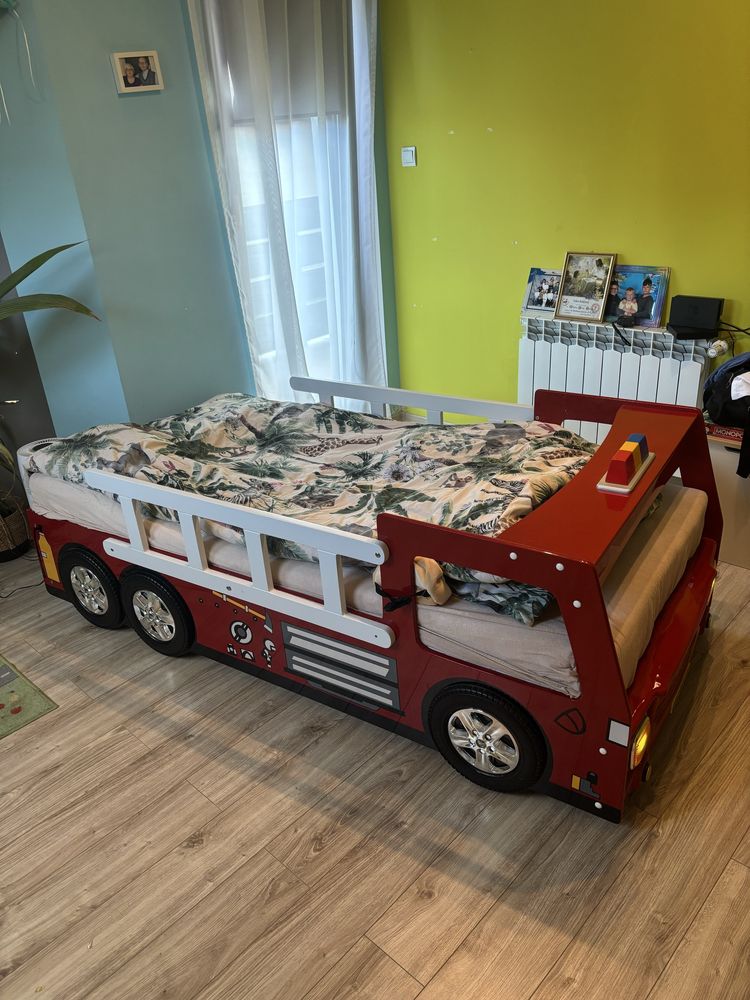 Łóżko dzieciece Wóz strażacki