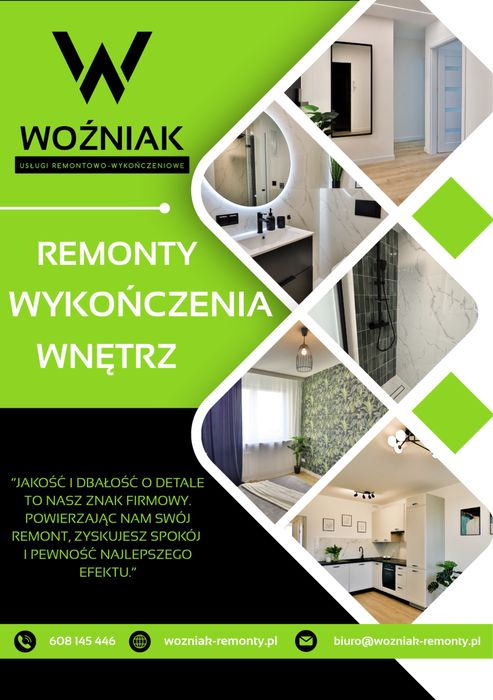 WOŹNIAK - USŁUGI REMONTOWE/ Szczecin, Mierzyn i okolice. PL/EN/DE