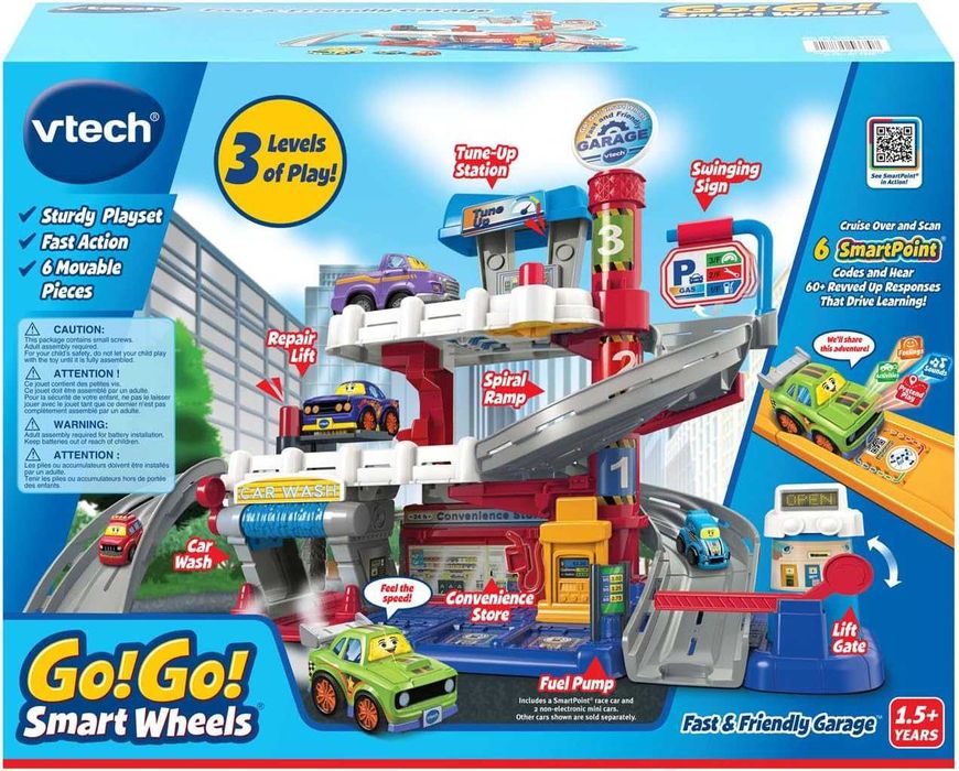 Ігровий набір VTech Go! Go! Smart Wheels Fast and Friendly Garage
