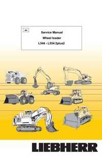 Instrukcja Serwisowa Liebherr L 544, L 554 2 PLUS 2 PL