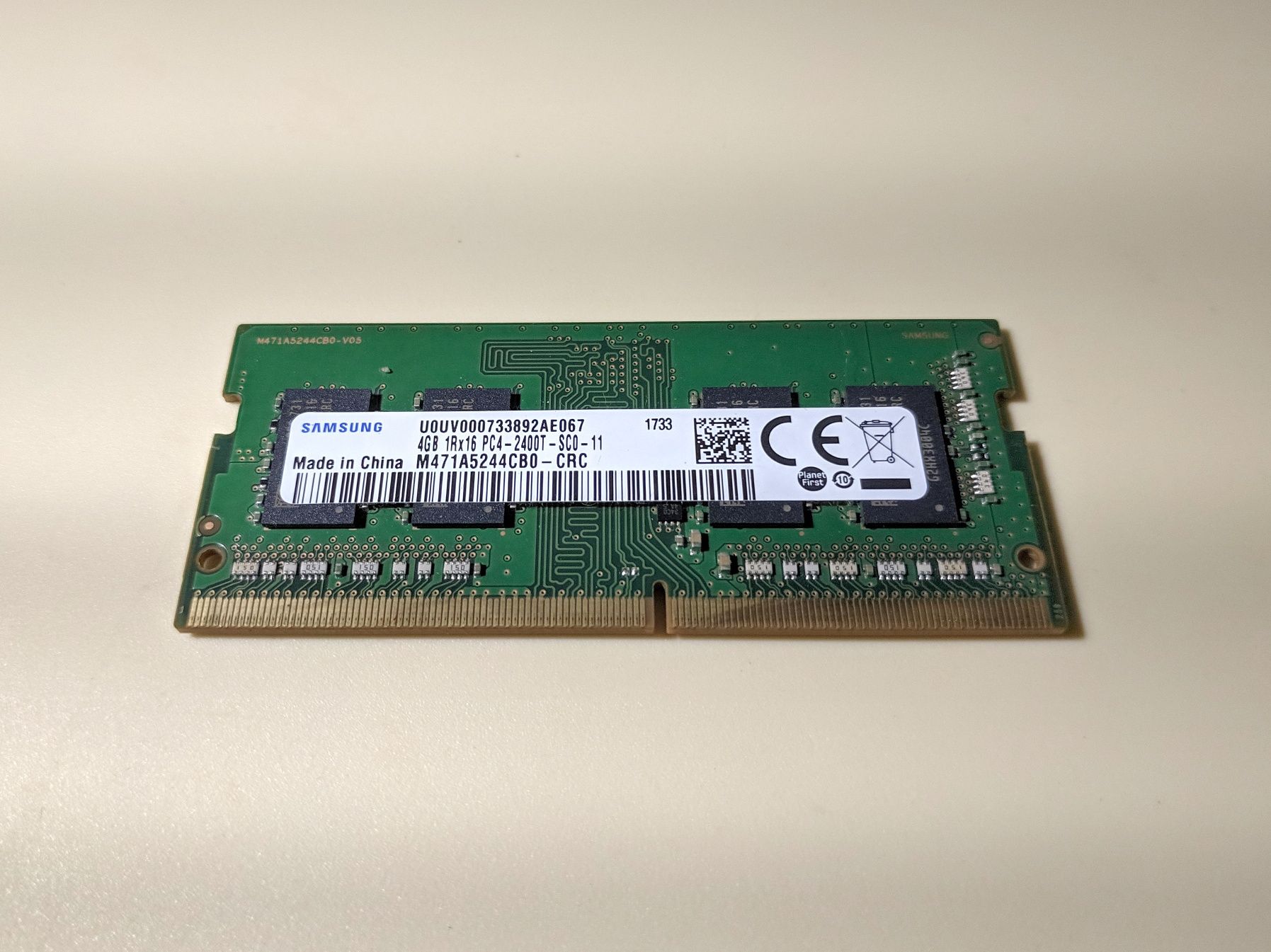 Оперативна пам'ять 4GB, SO-DIMM, DDR4