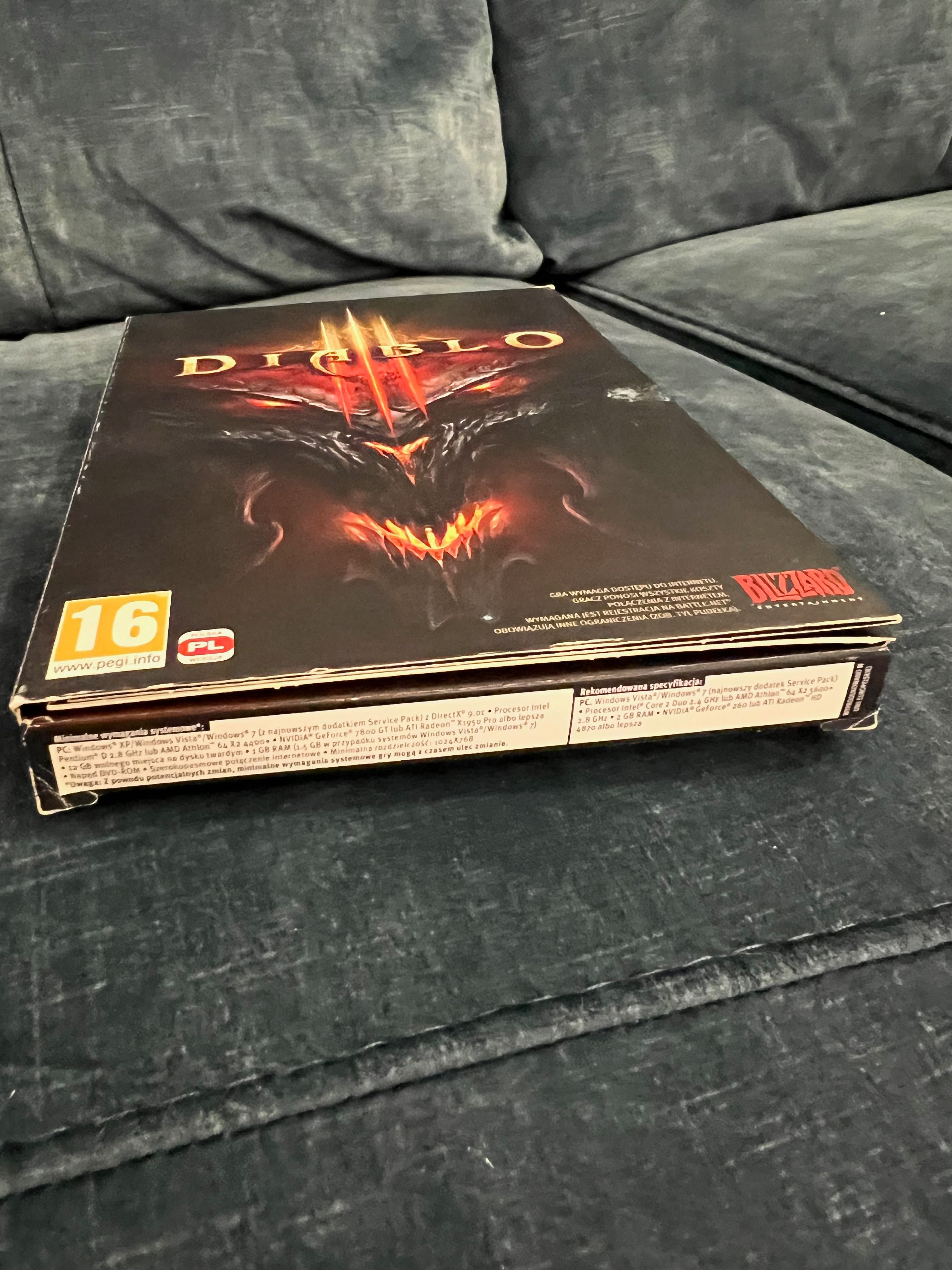 Pudełko i płyta Diablo III - bez gry