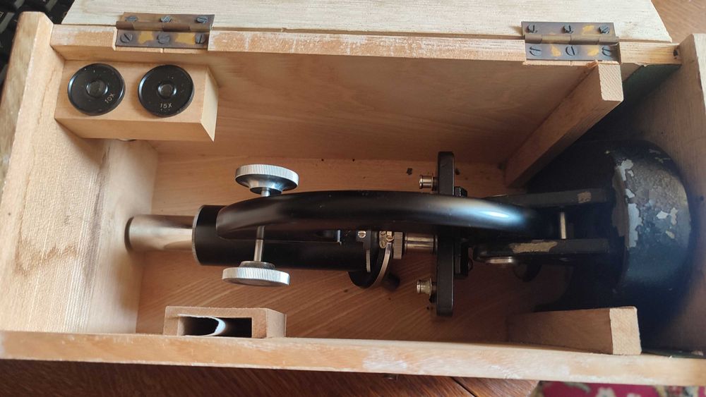 Японский аналоговый Микроскоп Adams Benchtop zoom x600 Вінтаж