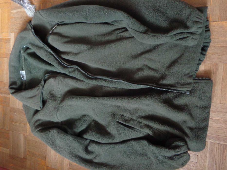 Bluza męska z polaru oliwkowa L