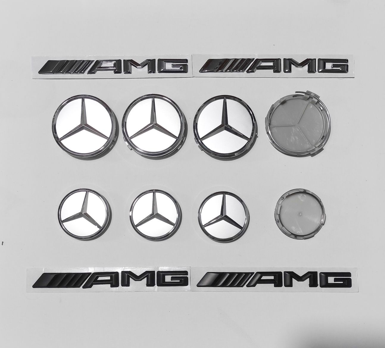 Emblemas Mercedes Estrela Centros de Jante Amg