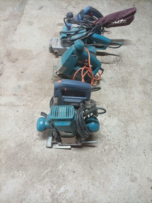 Lote com 5 Máquinas de Carpintaria