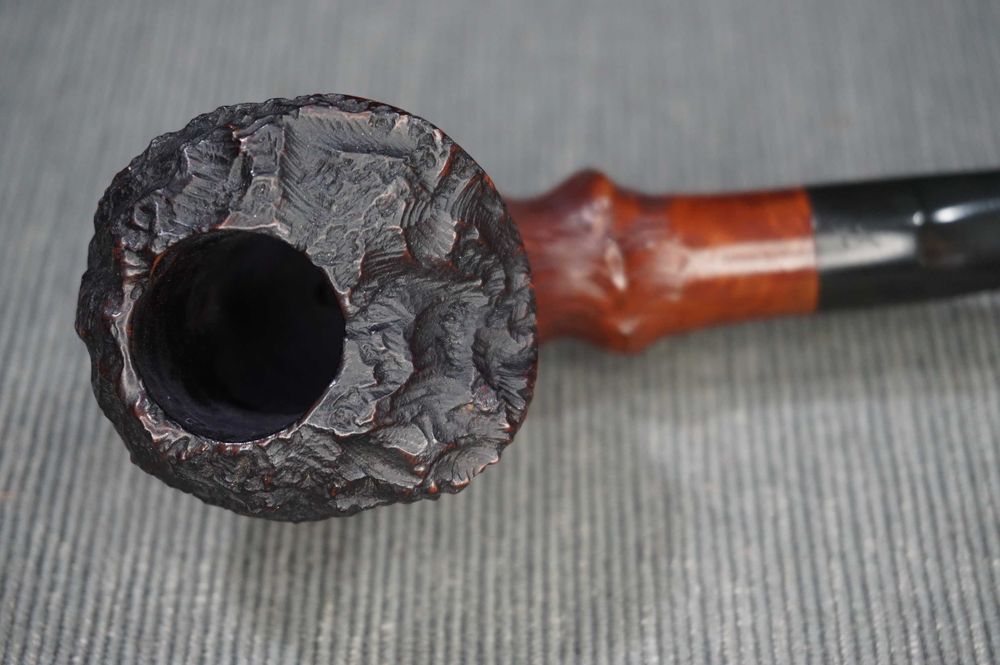 Conj. Cachimbo « fleuron » T.POLINSKI, hand made, em urze (Polonha)