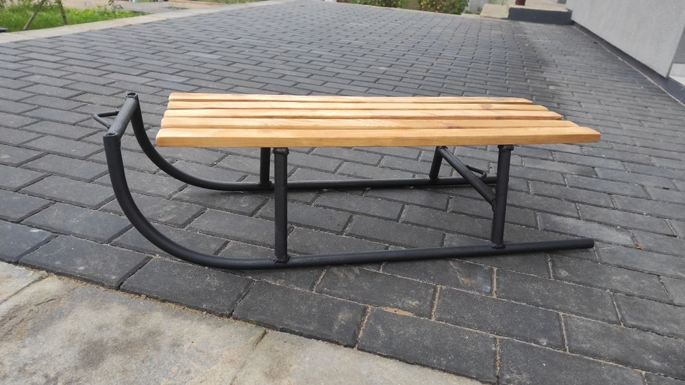 Sanki metalowe mocne Nowe spawane gratis sznurek