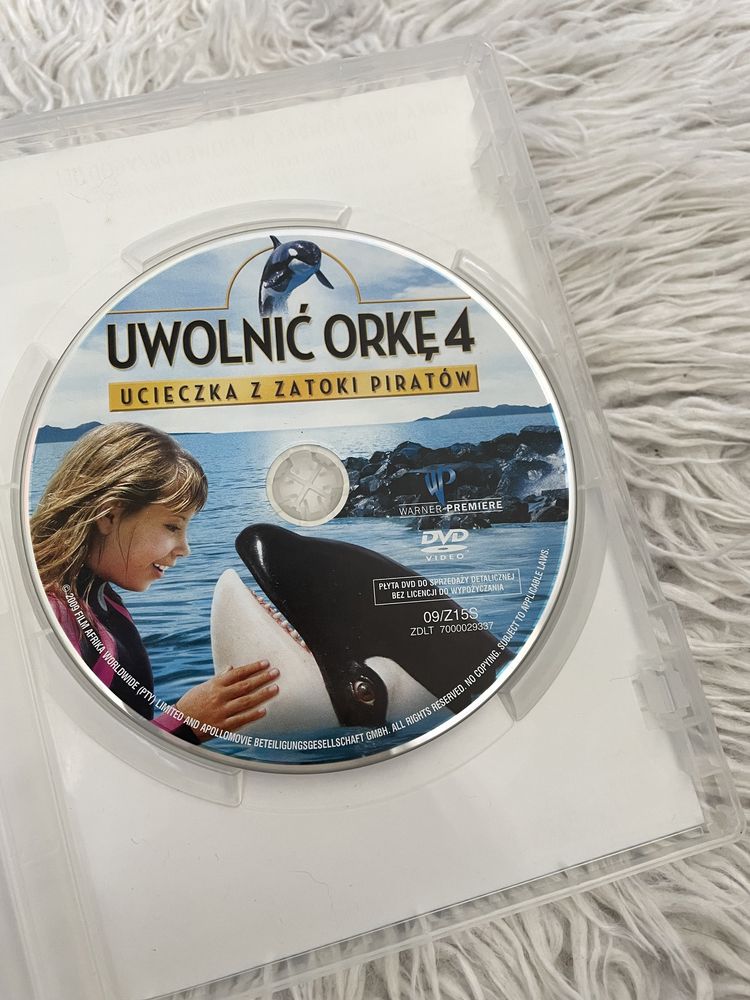 Płyta DVD film Uwolnić orkę 4 Ucieczka z Zatoki Piratów