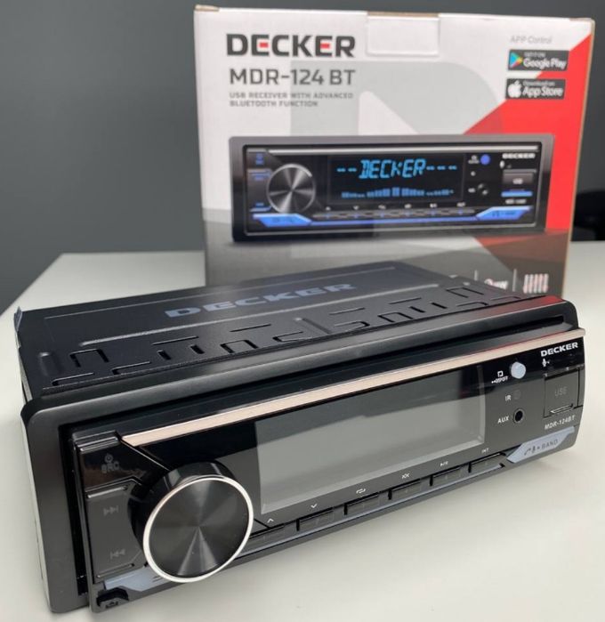 Автомагнитола Decker MDR-124 BT (процессорная)