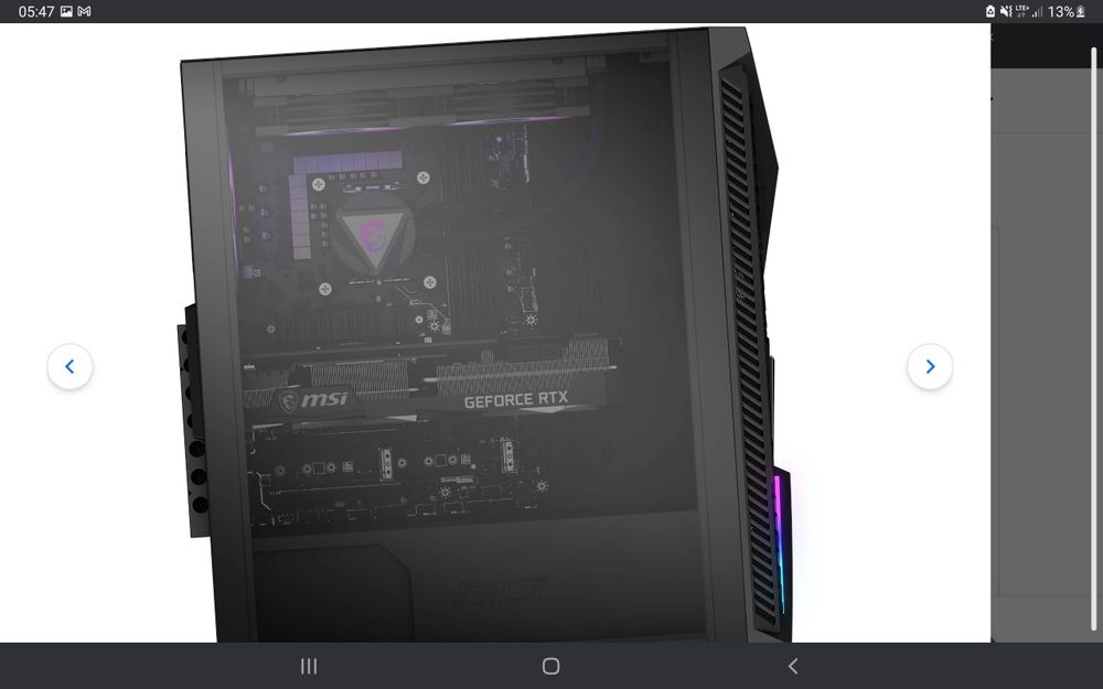 Komputer gamingowy Desktop MSI MPG Infinite X2 i9 RTX 4090 64GB RAM 1T