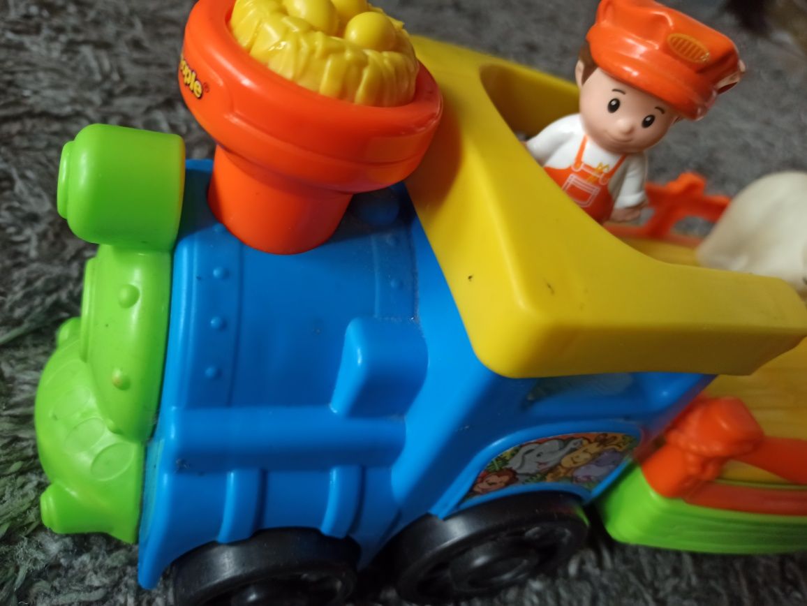 Fisher Price Little People - Pociąg ze zwierzętami DKJ22