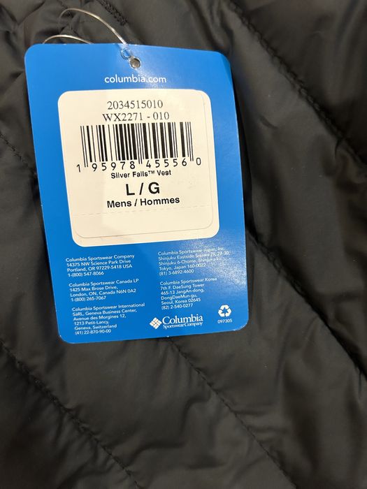 Мужская жилетка Columbia silver falls vest,L