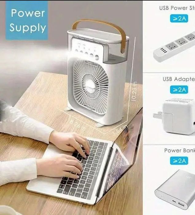 3 в 1 Вентиляторы Кондиционер Светильник