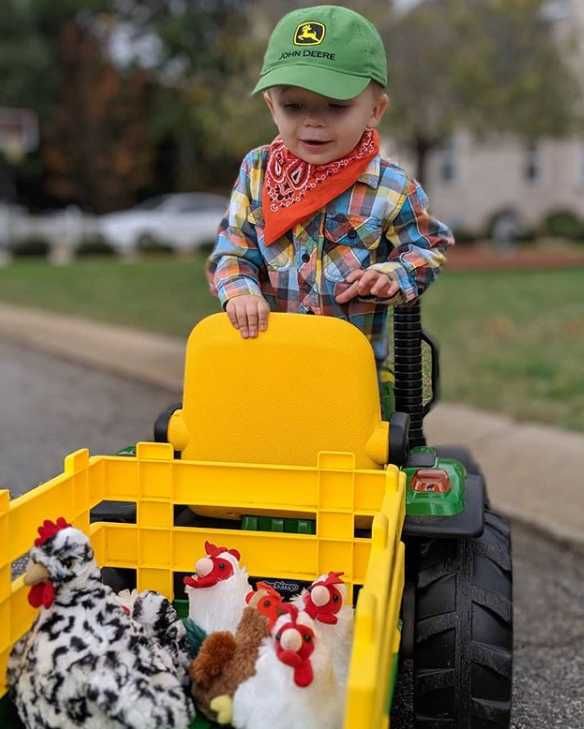 JOHN DEERE ciągnik elektryczny traktor PEG-PEREGO dla dzieci WYSYŁKA!