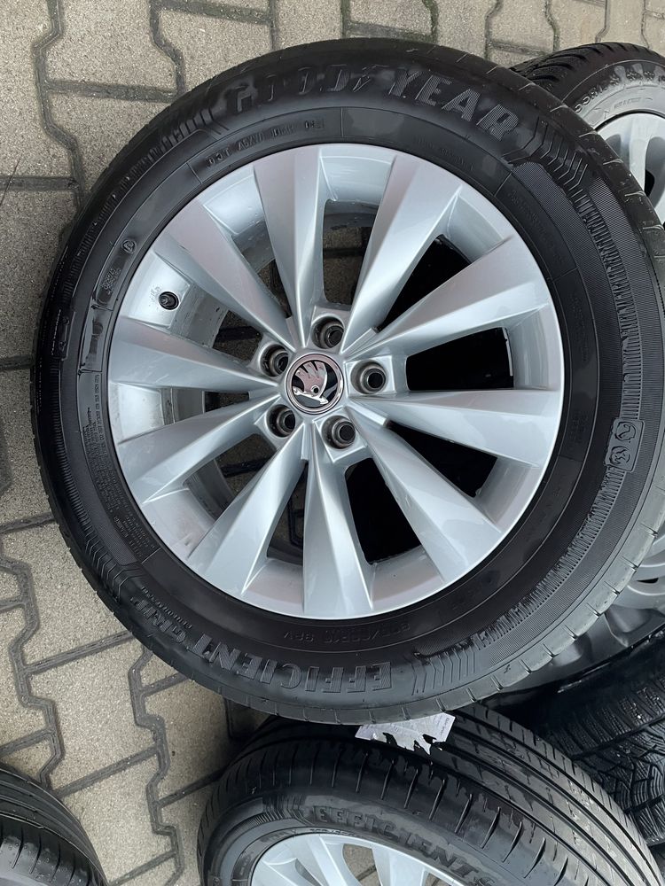 Kola felgi skoda kamiq scala 16 cali opony 205/60/16 goodyear letnie