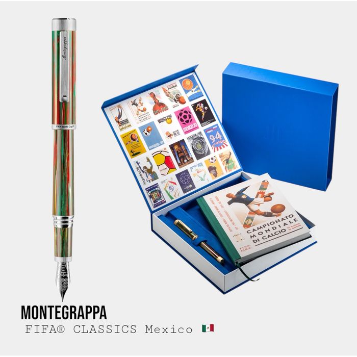Пір’яна Ручка Montegrappa FIFA Mexico | Ліміт 100 шт | 14K золоте перо