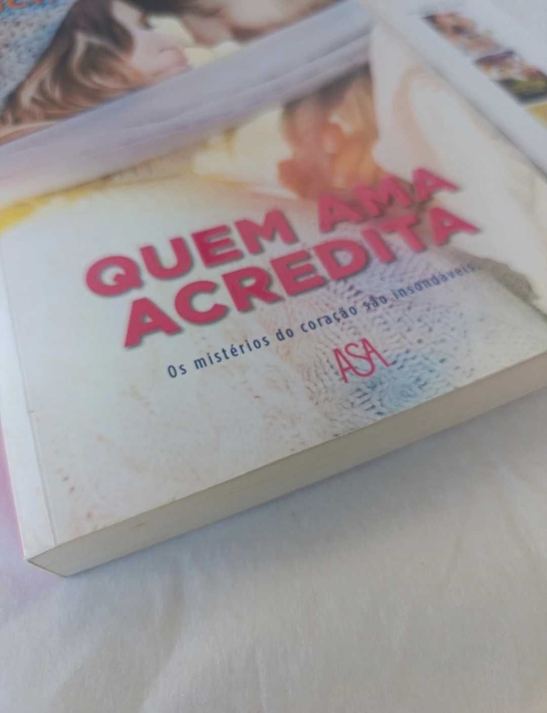Livro "Quem Ama Acredita" de Nicholas Sparks Como NOVO
